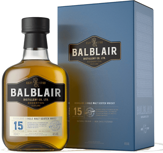 Whisky ecossais balblair 15 ans 46°