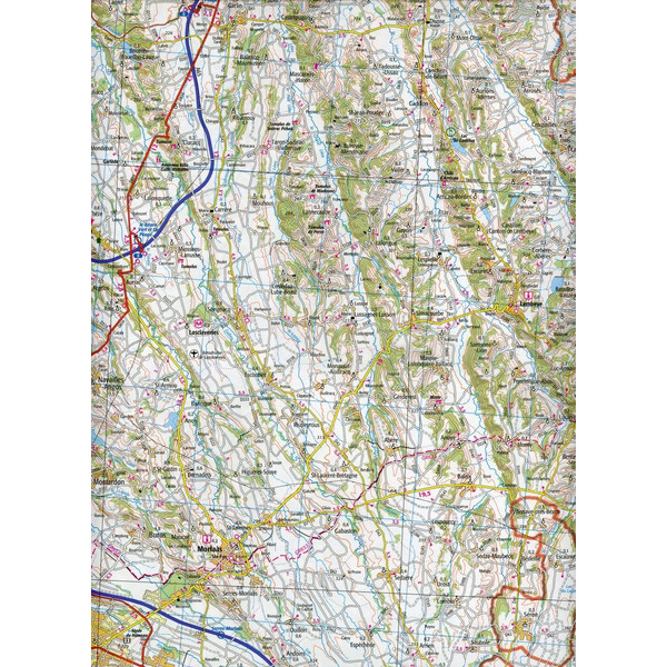 Pau.Auch.Mont-de-Marsan 1:100 000 - Wanderkarte