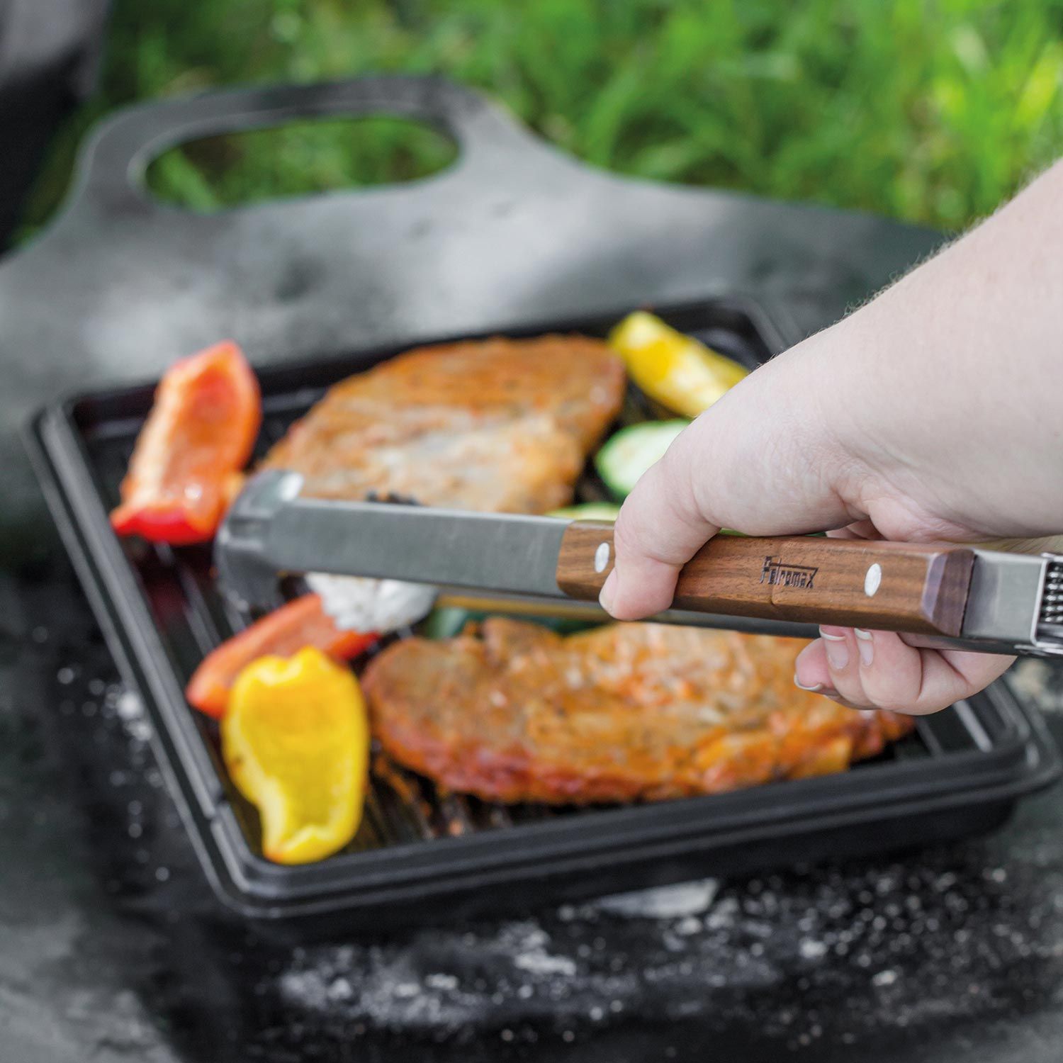 Grill- und Kohlezange