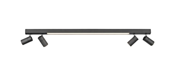 Paul Neuhaus LED Spot Pure Lines 4-flg Anthrazit 120 x 19 cm
