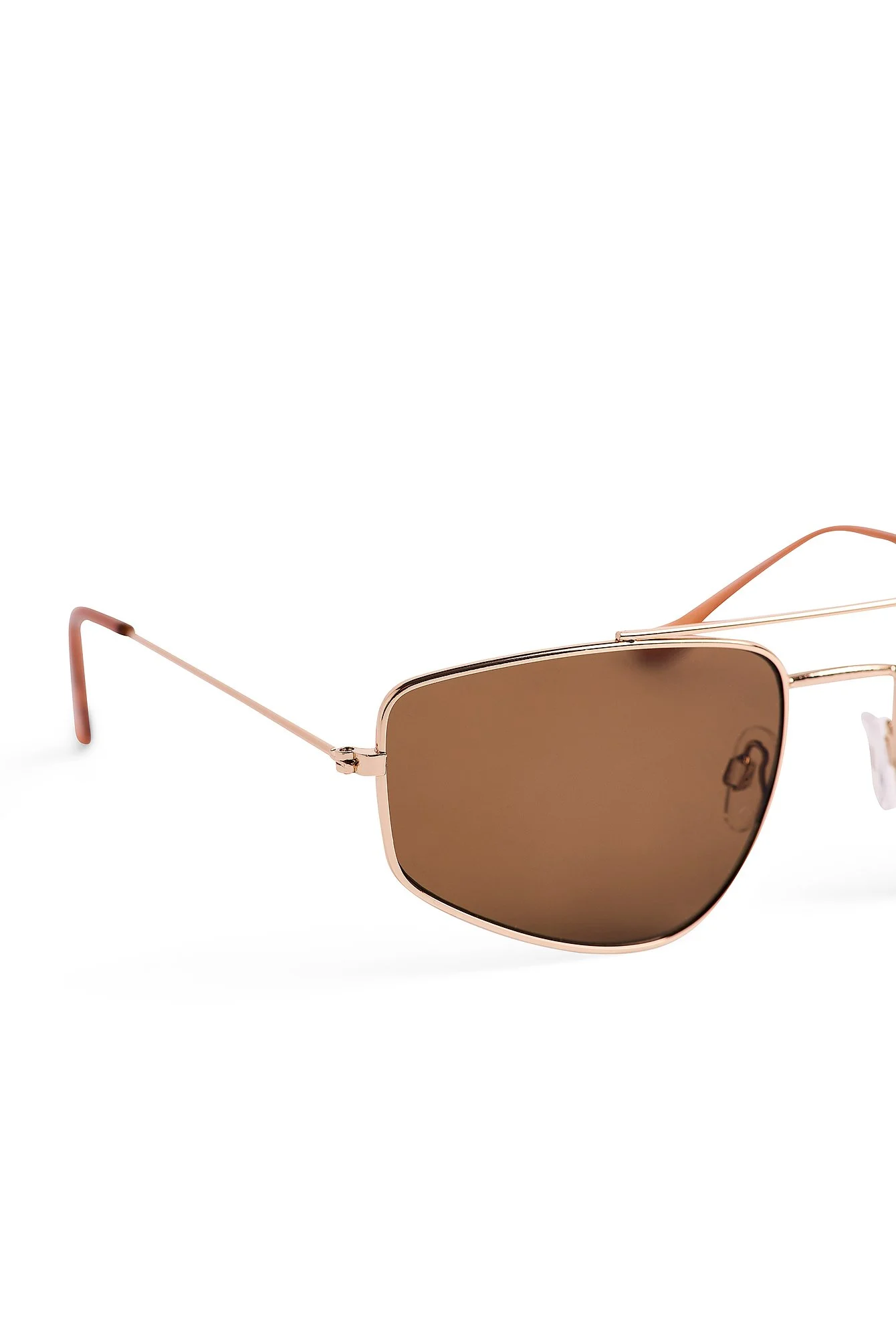 Kantige Pilot-Sonnenbrille
