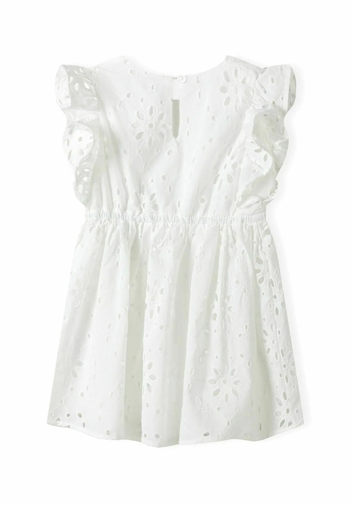 MINOTI BORDADO MANGAS CON VOLANTES - Vestido de verano
