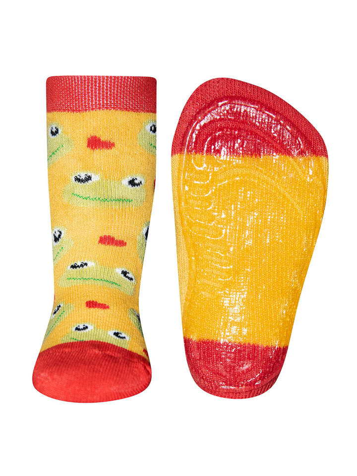 ewers 2er-Set Stoppersocken ABS 2er Pack Frosch in gold-rot günstig kaufen