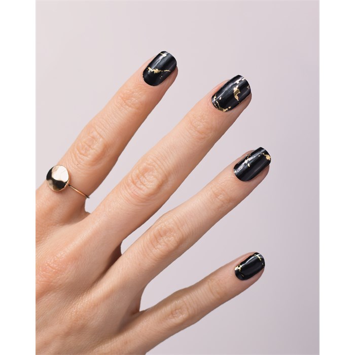Marbleous Black Nail Wrap