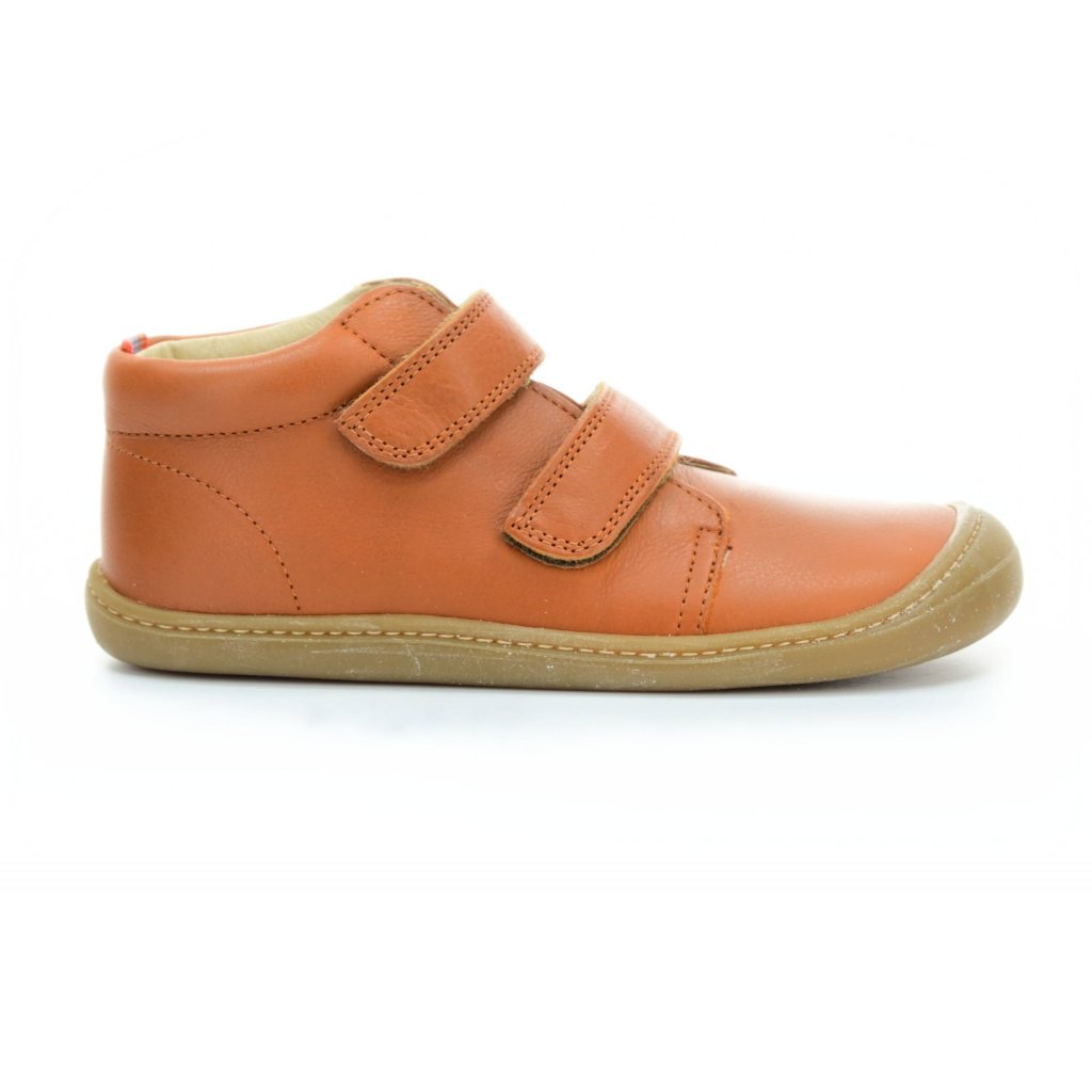 Koel4kids Bob Napa Cognac braune Barfuß-Stiefeletten