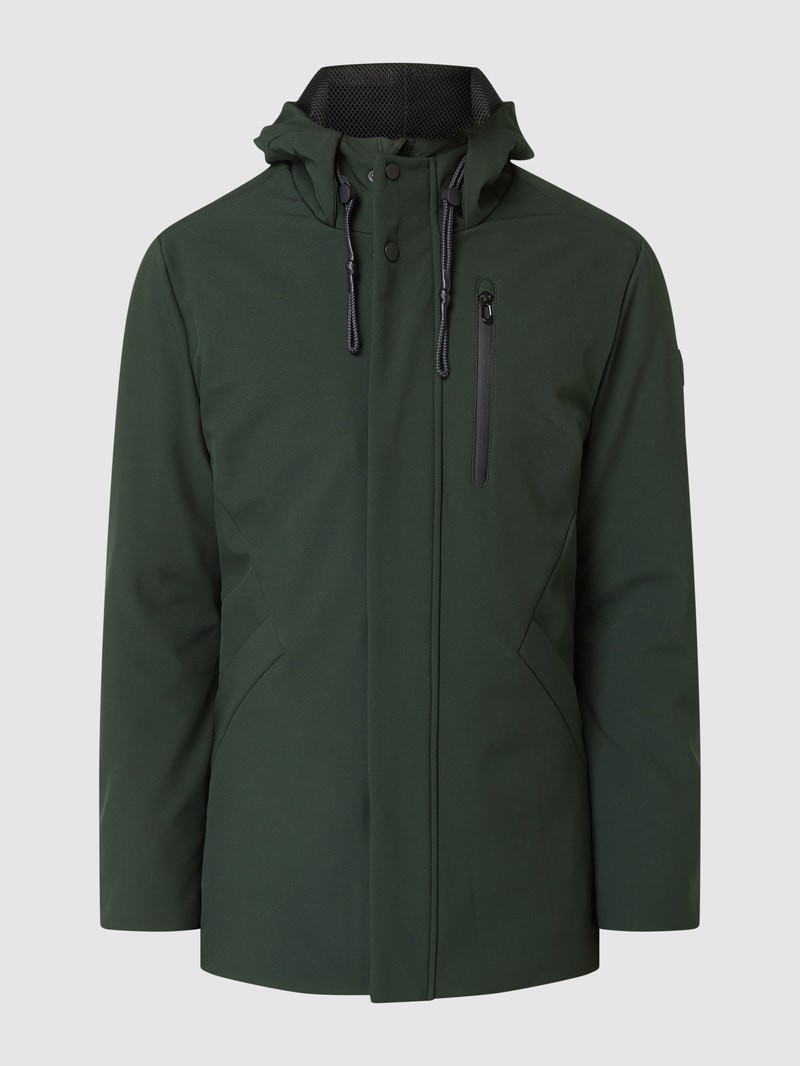 Parka mit Reißverschlusstaschen in bottle