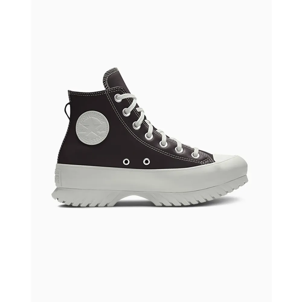 Converse Custom Chuck Taylor All Star Lugged Platform Leather By You A05052CSP24_BLACK_CO / schwarz