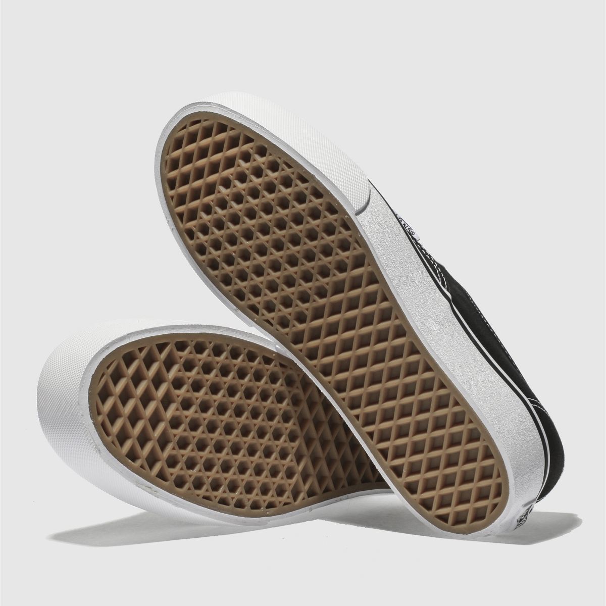 Vans – Autentiska Platform 2.0-sneakers i svart och vitt