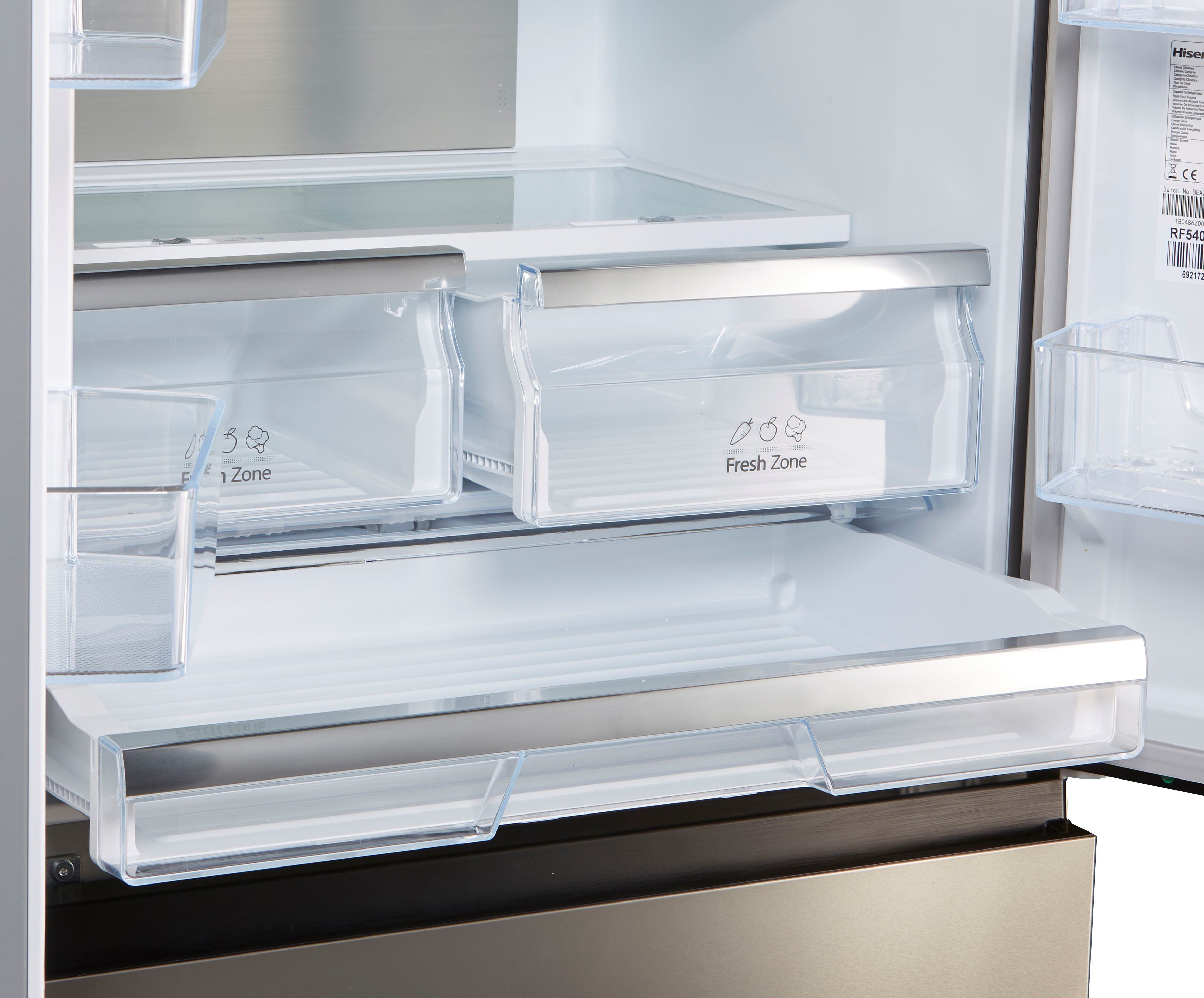 Hisense French Door RF540 RF540N4SBI2, 181,7 cm hoch, 79,4 cm breit