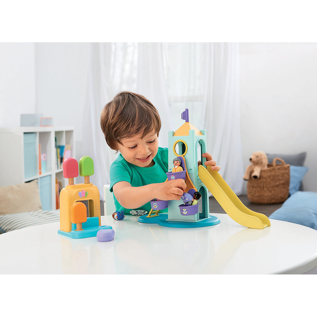 PLAYMOBIL® 71326 1.2.3: Erlebnisturm mit Eisstand