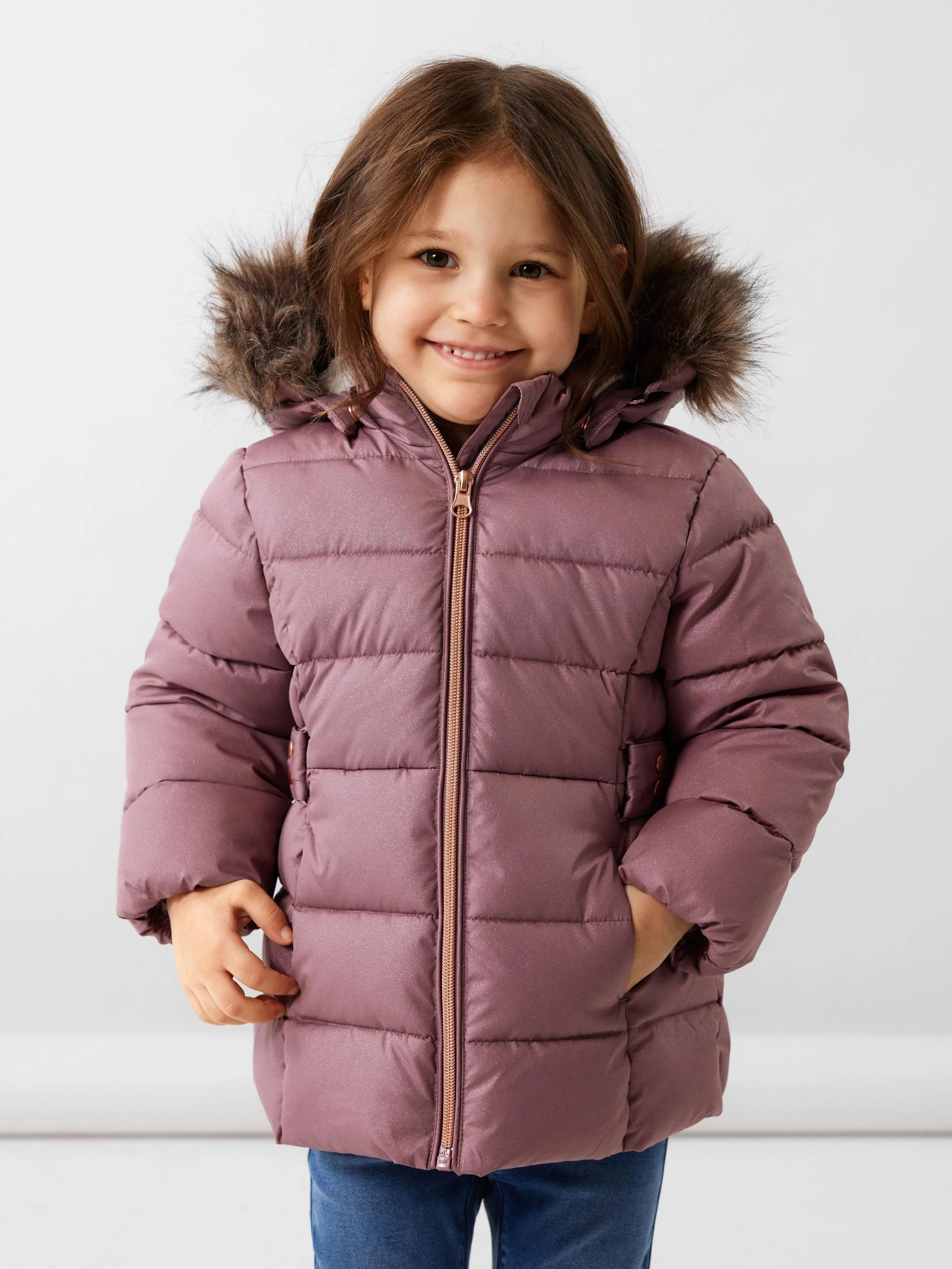 Nómbralo NMFMERETHE GLITTER - Chaqueta de invierno