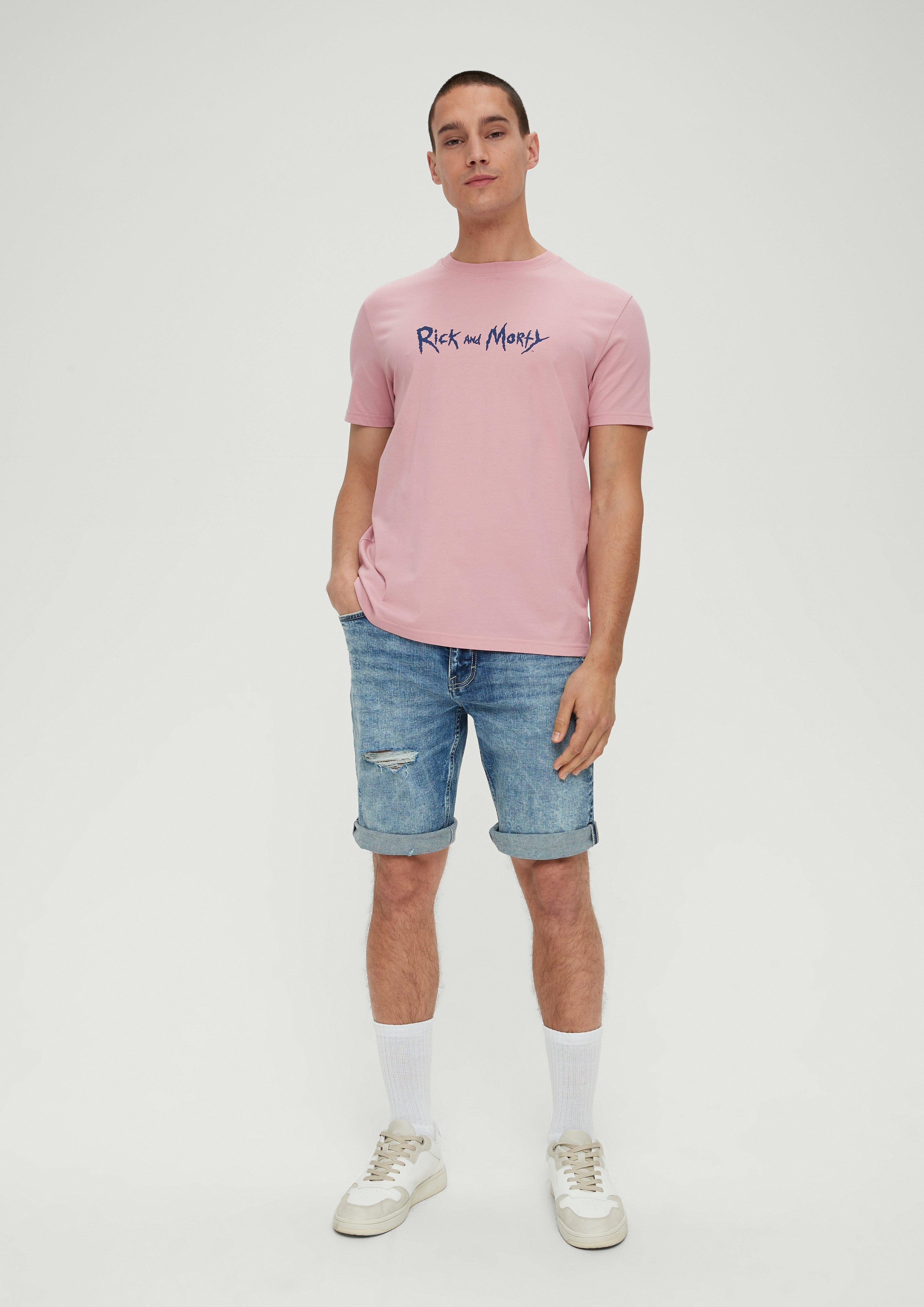 Baumwollshirt mit Grafik-Print  2131634-41D0