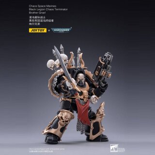 Warhammer 40k Actionfigur 1/18 Black Legion Brother Gnarl 17 cm