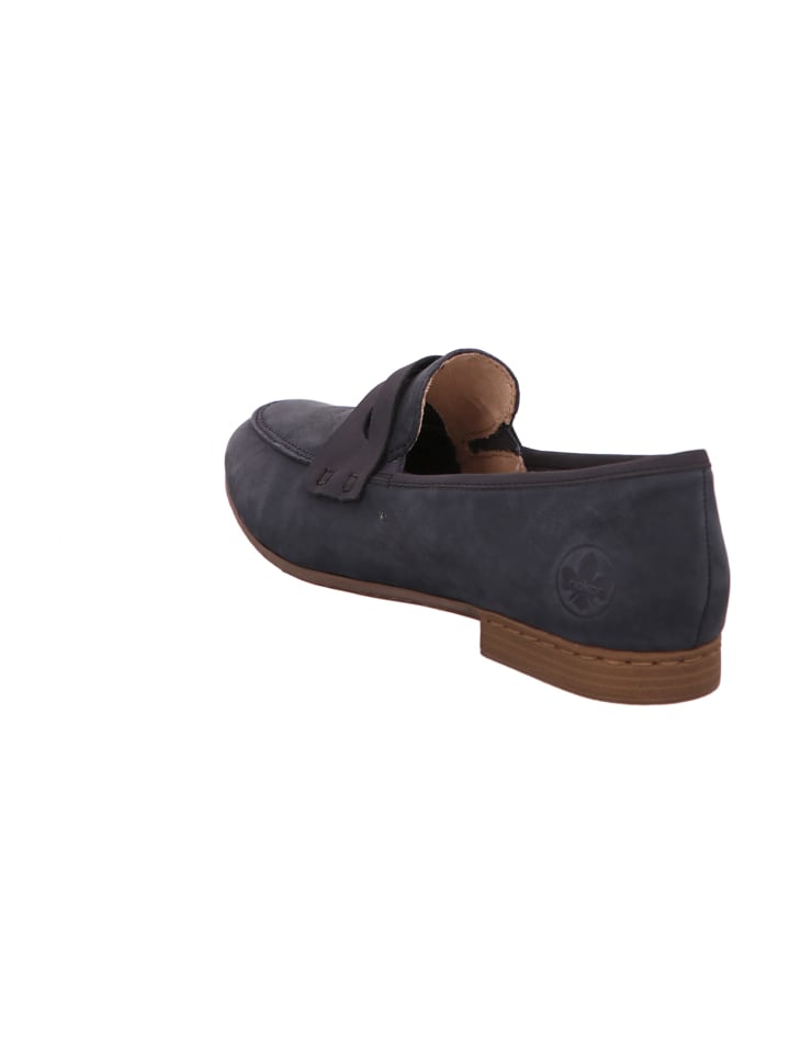 rieker Klassische Slipper in Blau günstig kaufen