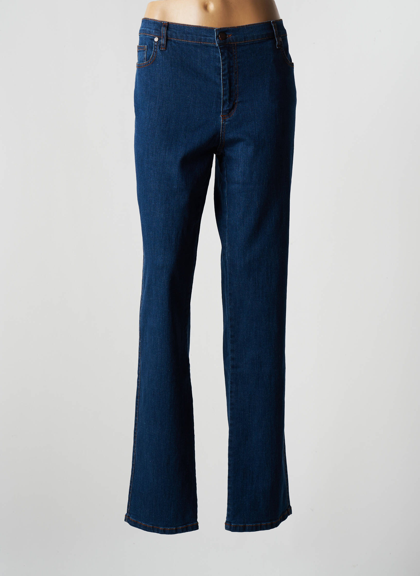 Crn F3 Jeans Coupe Droite Femme couleur bleu