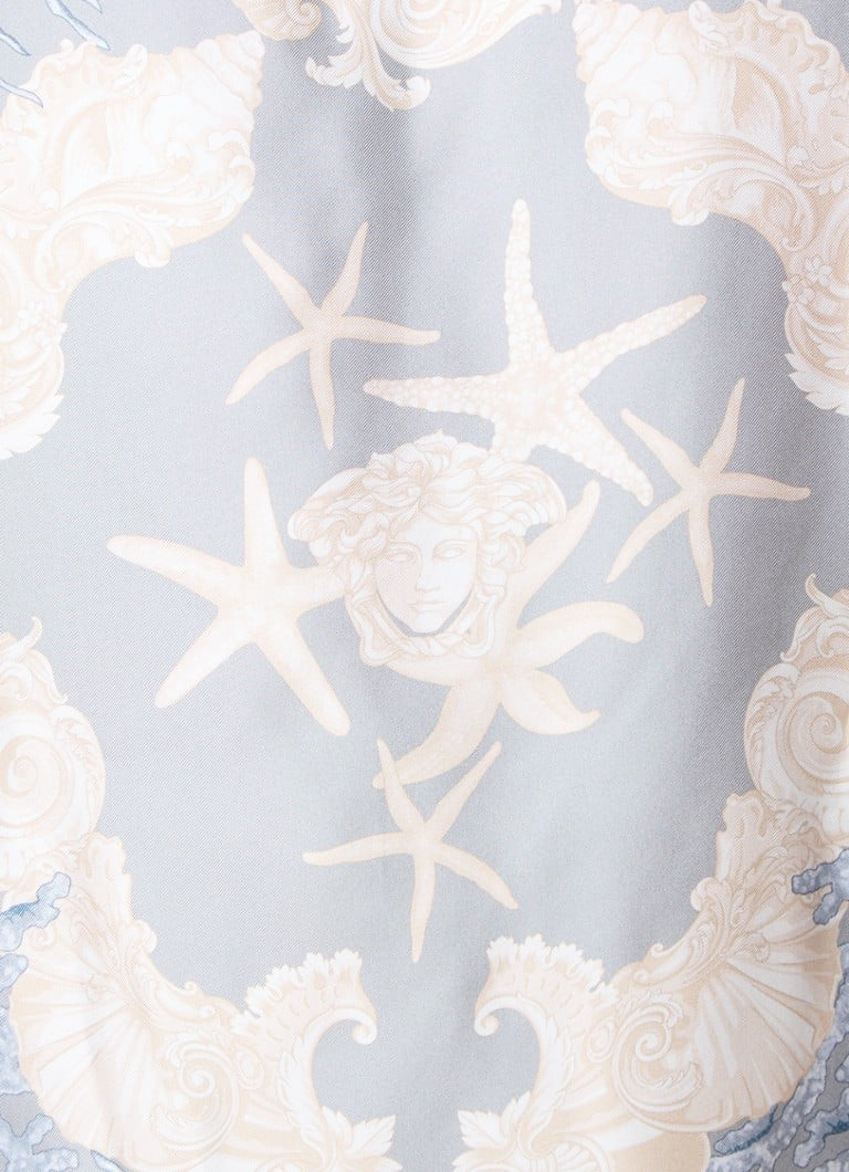 Versace mintás selyem pizsama felső