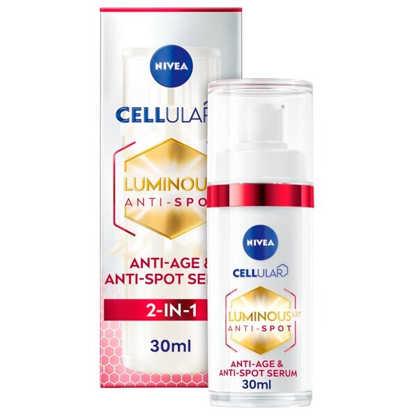 NIVEA Cellular Luminous630 Anti-Age & Anti-Pigmentflecken Serum 30ml - Für reife Haut