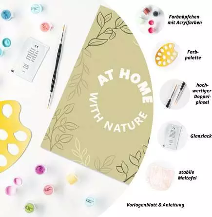 CreArt At home with Nature - Malen nach Zahlen für Erwachsene