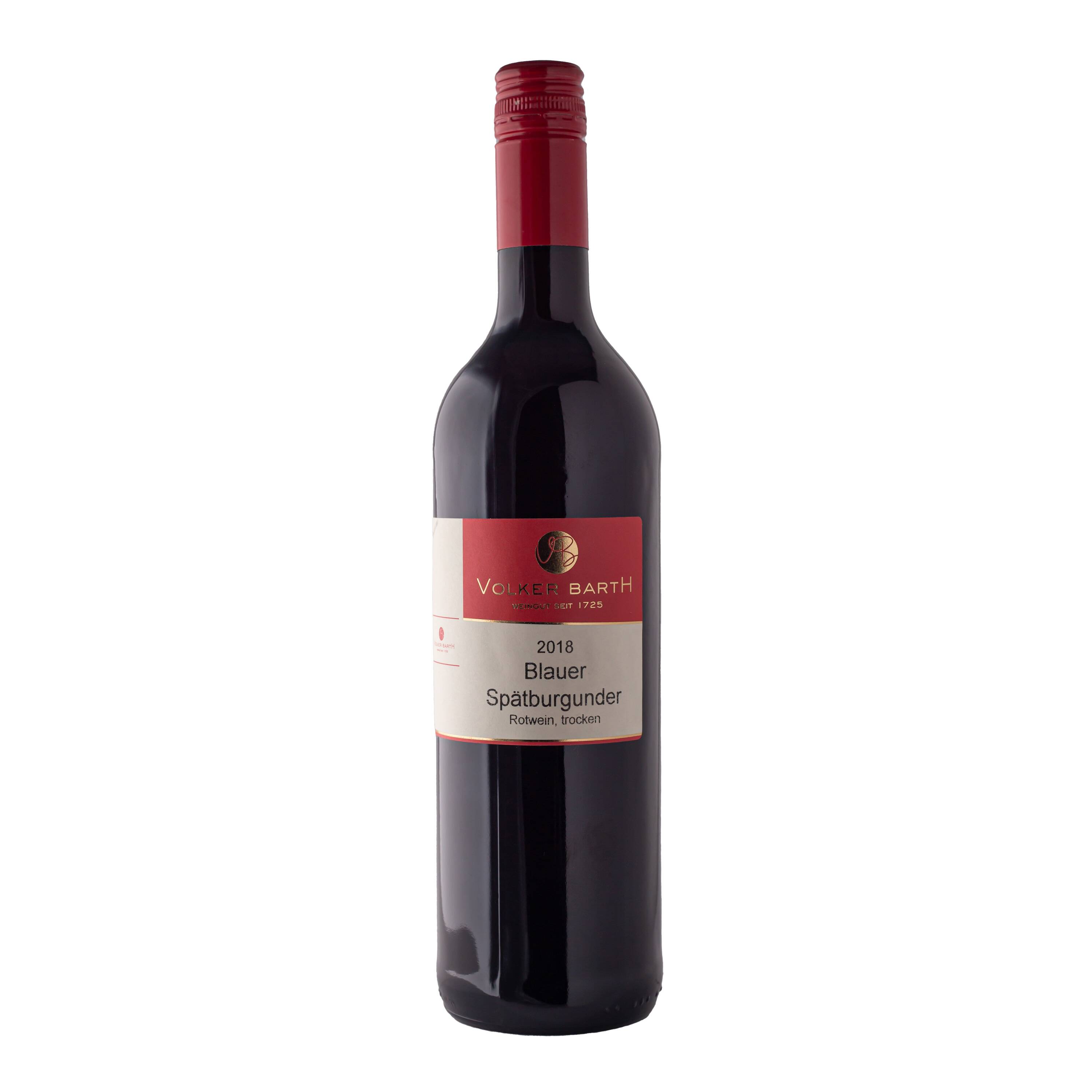 Weingut Volker Barth Blauer Spätburgunder trocken - Weingut Volker Barth 2018