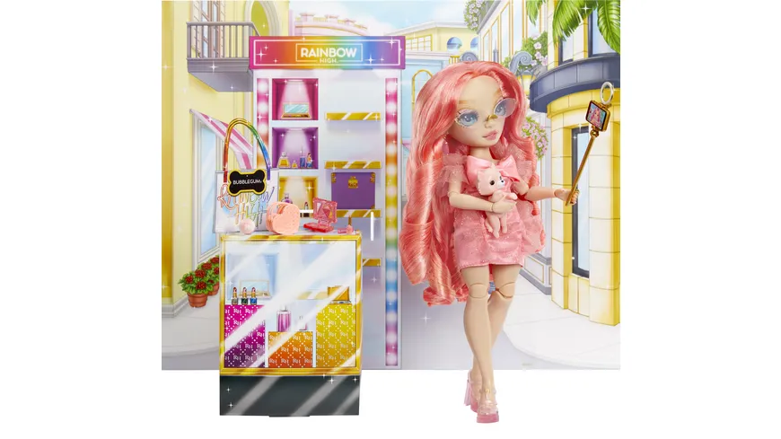 Rainbow High New Friends Fashion Doll - Pinkly Page (Pink)