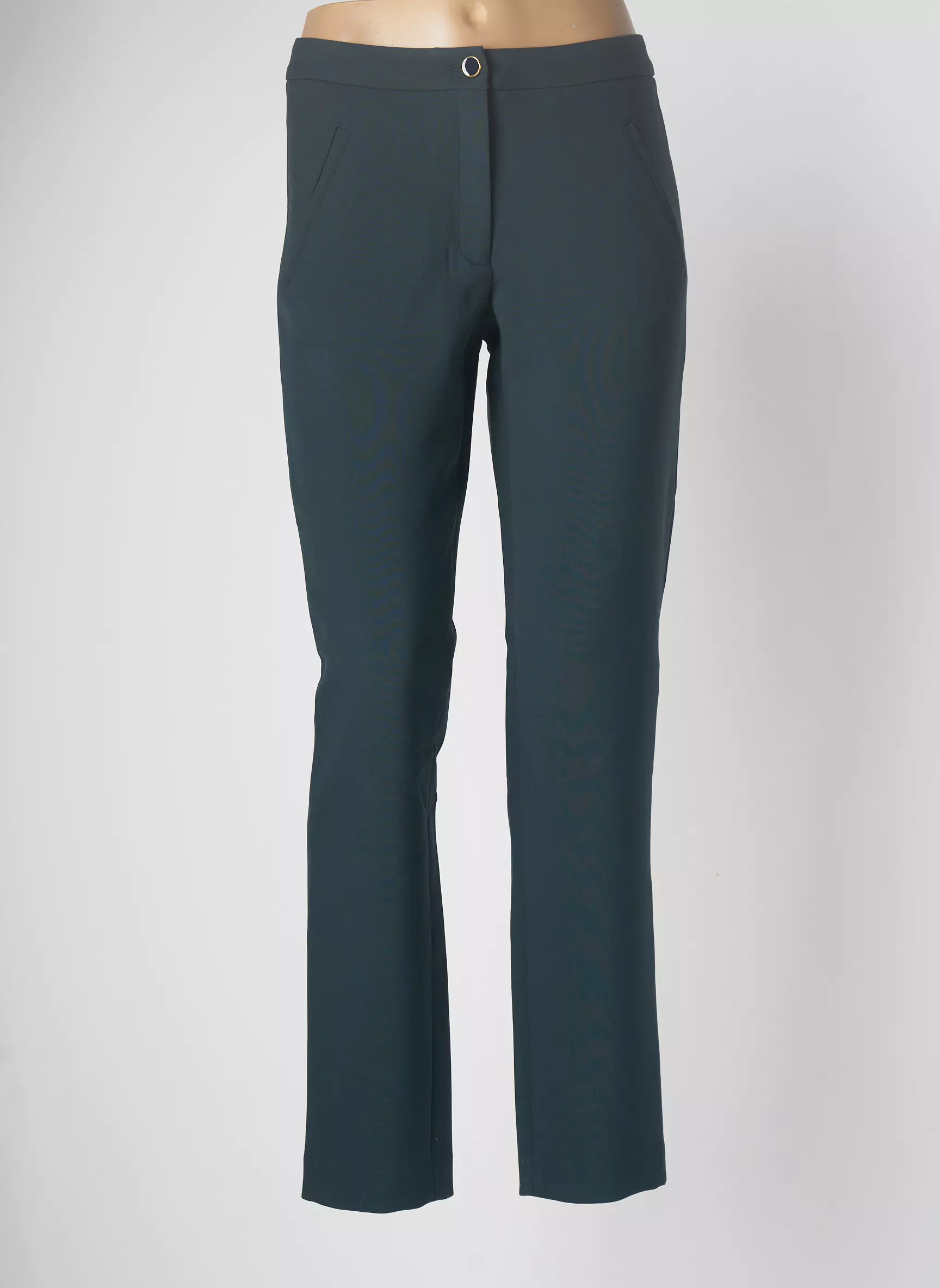 Devernois Pantalons Droits Femme couleur vert