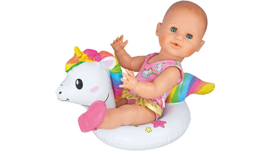 Heless - Schwimmset Einhorn Henri, Gr. 35-45 cm