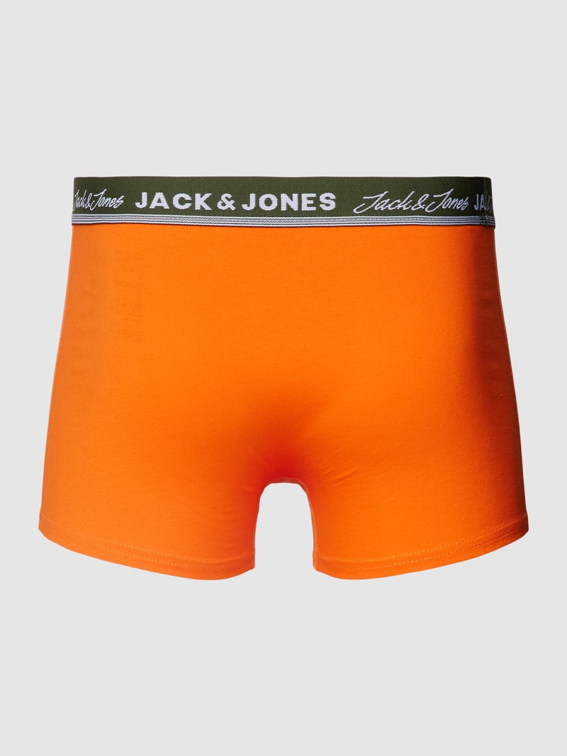 Trunks mit elastischem Logo-Bund im 5er-Pack Modell 'JACCONCORD' in orange