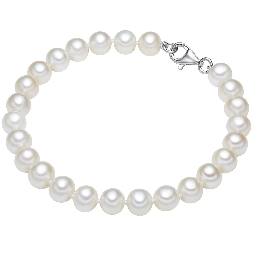 Valero Pearls Bracelet Argent sterling Perle de culture d'eau douce en Argent Bracelet