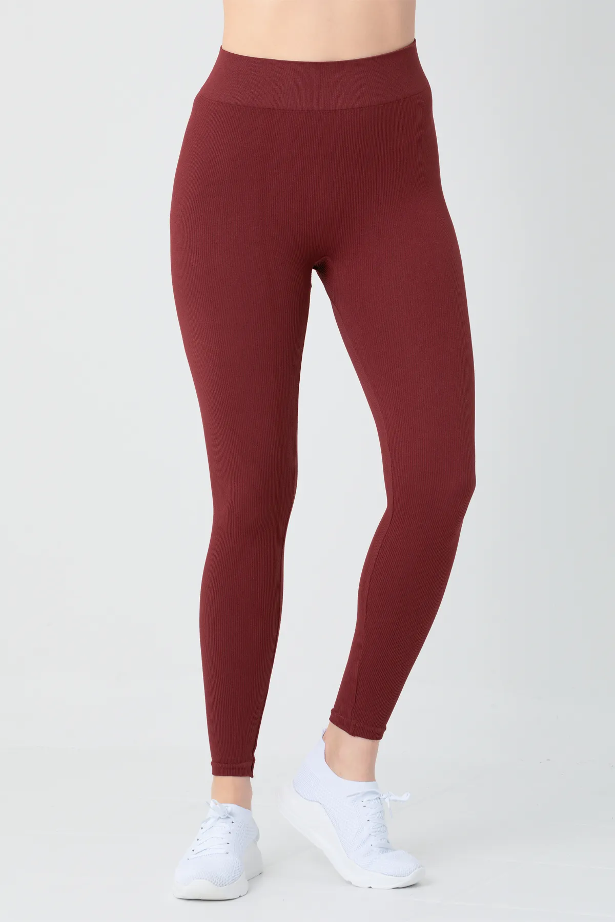 Doremi  Nahtlose gestrickte Leggings mit hoher Taille