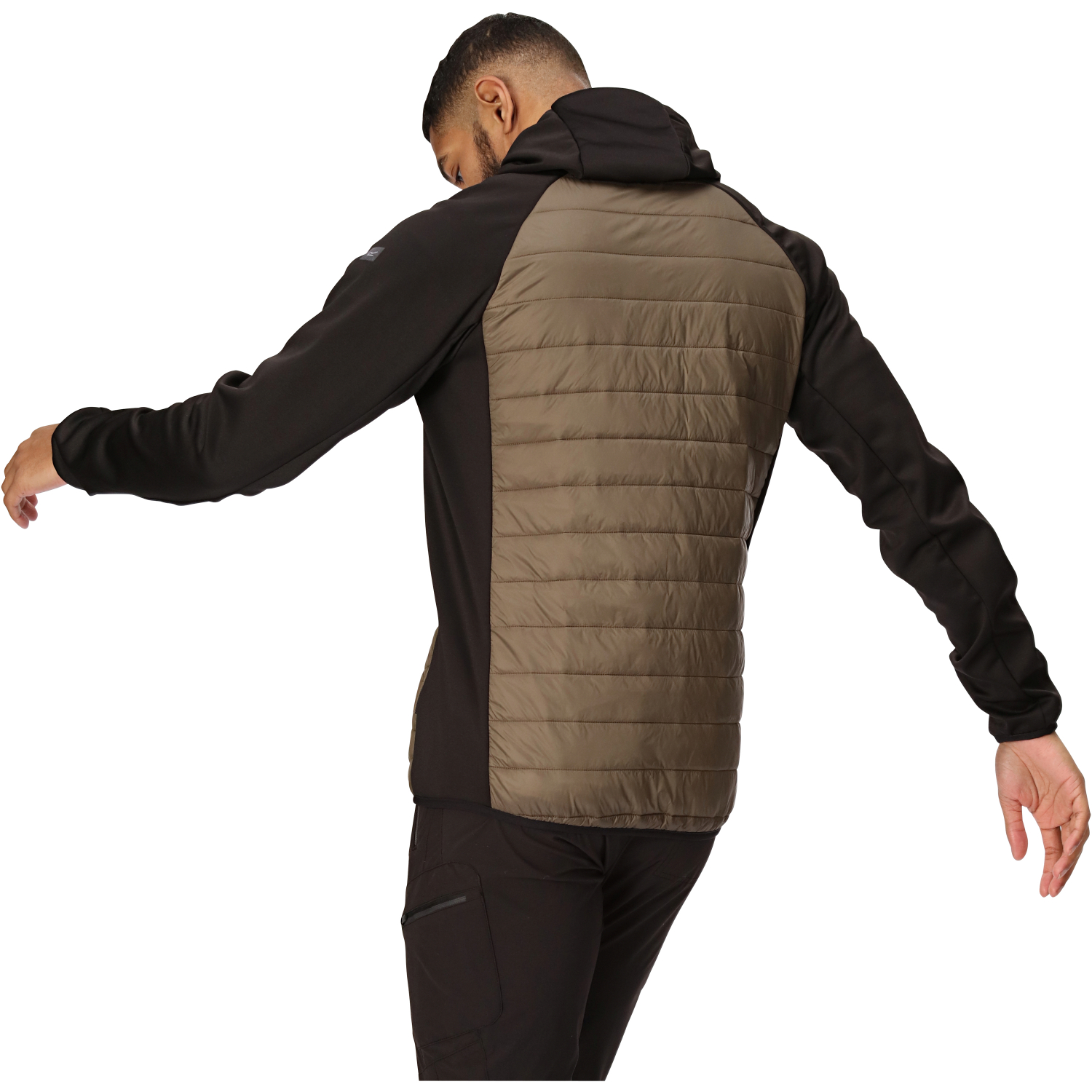 Regatta Herren Jacke Andreson VIII Hybrid (schlamm/schwarz)