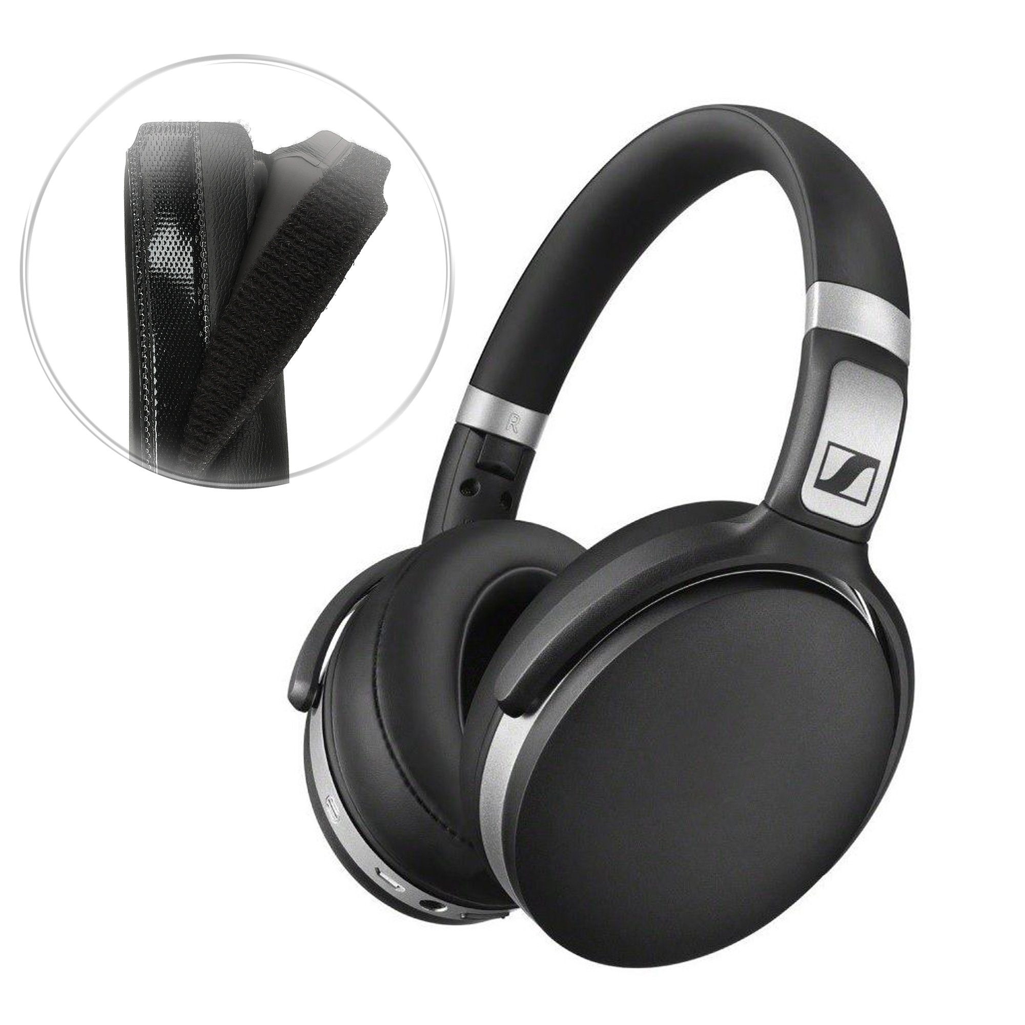 kwmobile Bügelpolster Bügelpolster für Sennheiser HD 4.50BTNC / HD4.40BT / HD4.30 / HD 350BT, Kunstleder Kopfbügel Polster für Overear Headphones