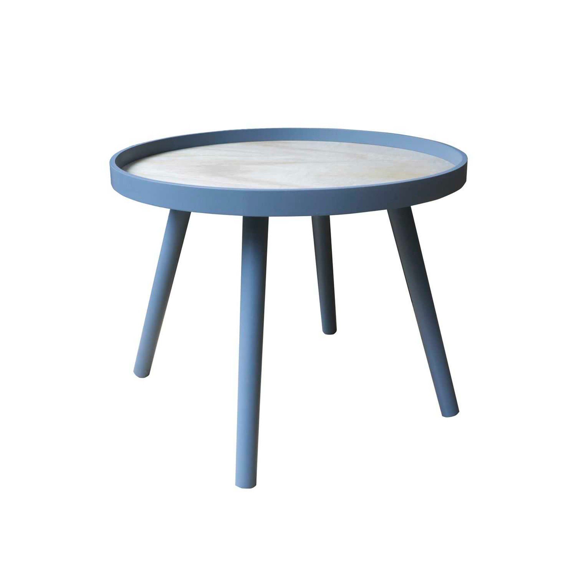 Table d’appoint avec plateau en bois