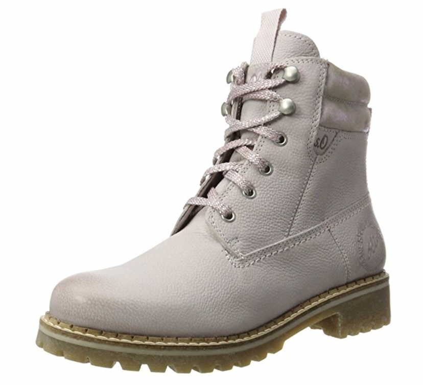 S.OLIVER Schnür-Stiefeletten rose Da.-Stiefel