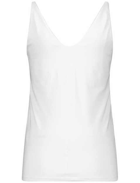 Basic Top mit Rückenausschnitt