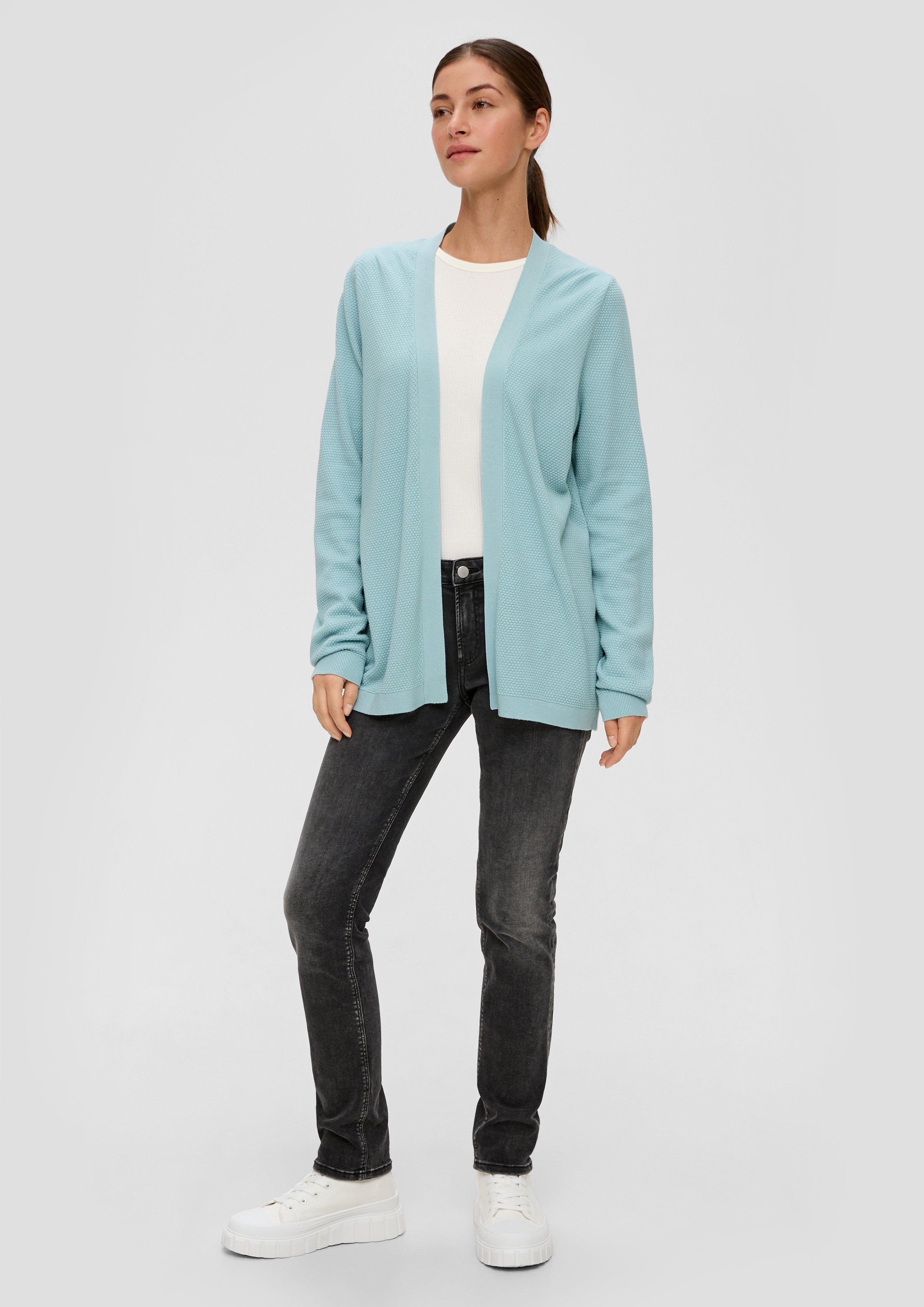 Strickjacke aus Viskosemix  2140706-6103