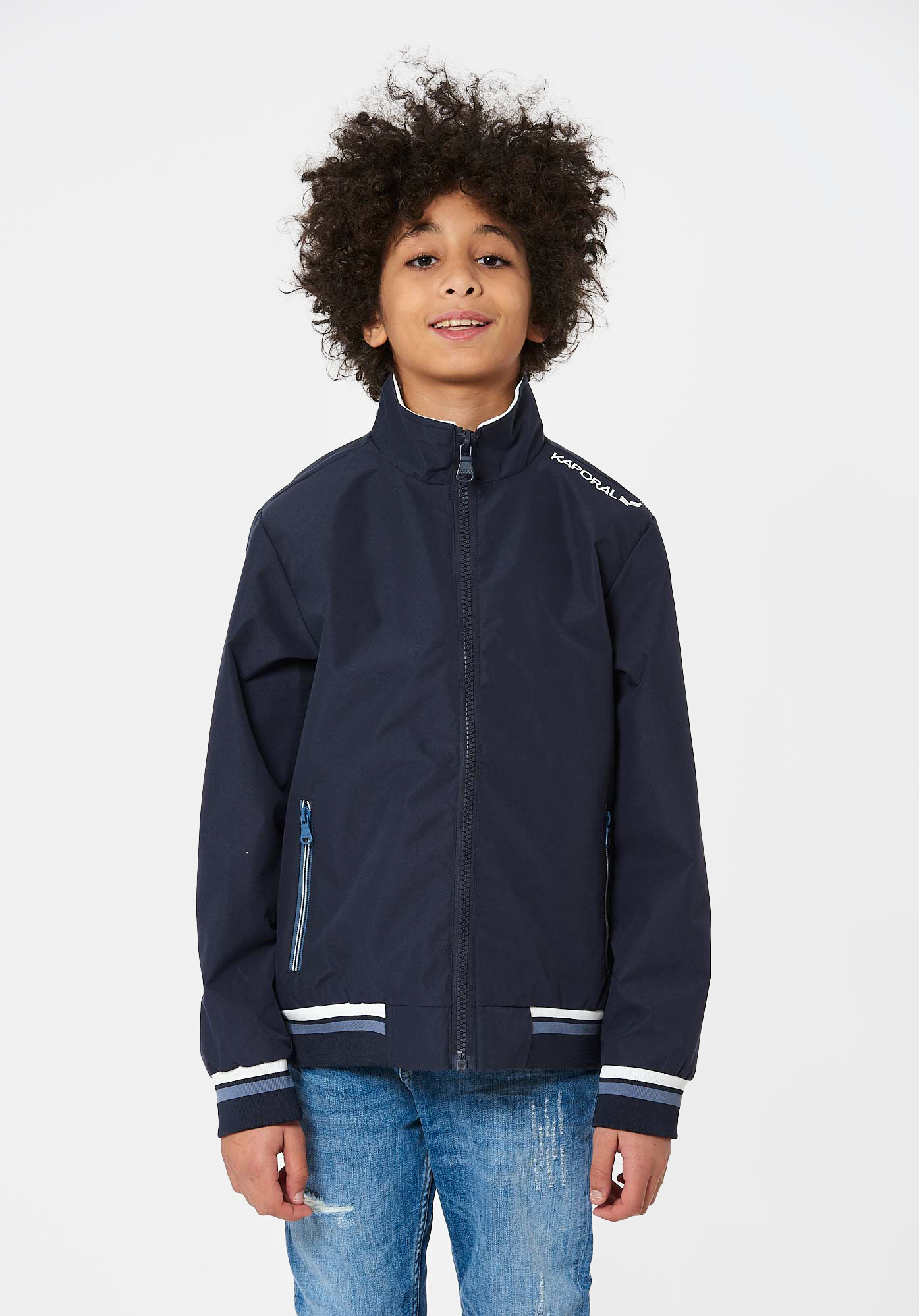 POLLA  Veste bleue Garçon