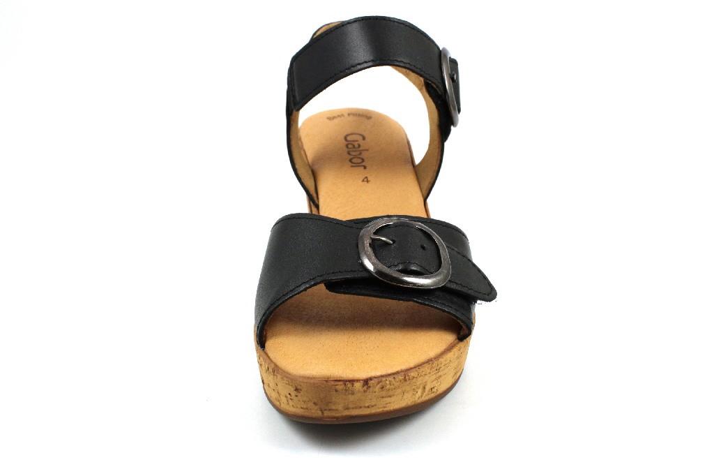 GABOR Klassische Sandalen schwarz