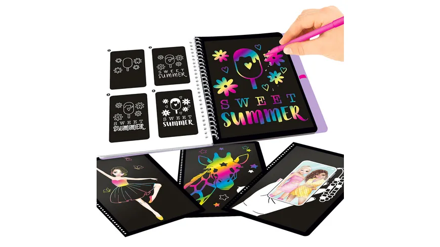 TOPModel Magic Scratch Book