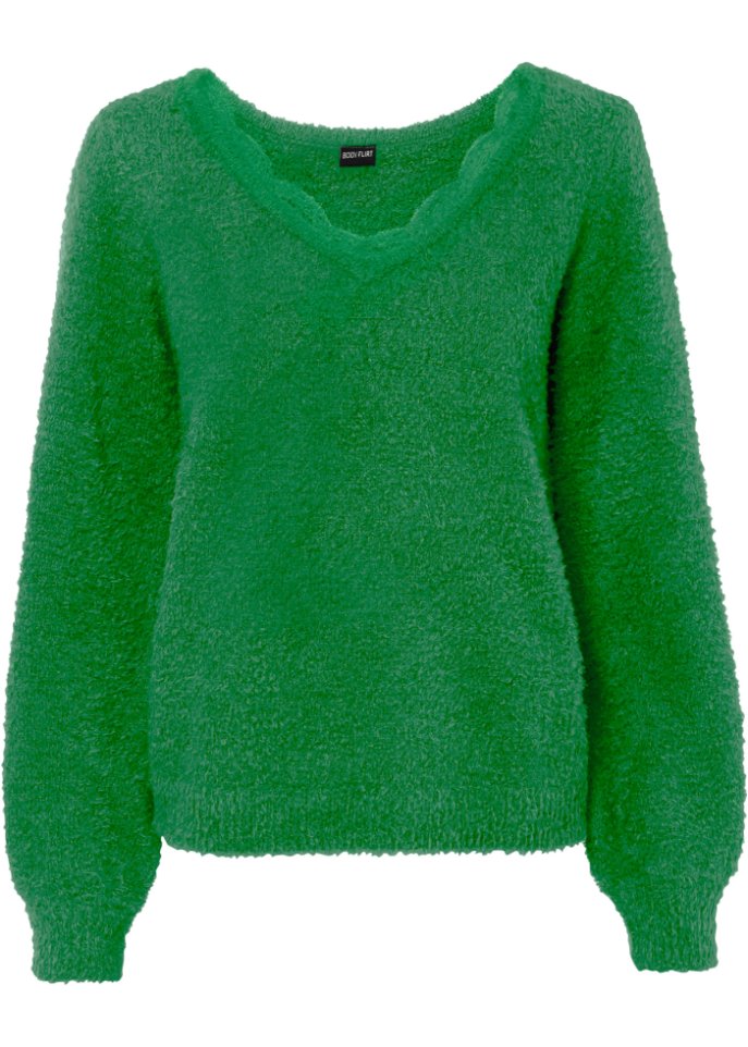 Pullover mit Spitzeneinsatz
