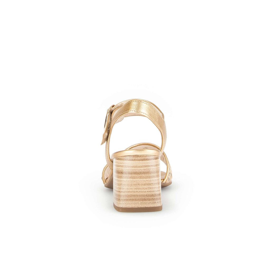 Gabor fashion Riemchensandale gold