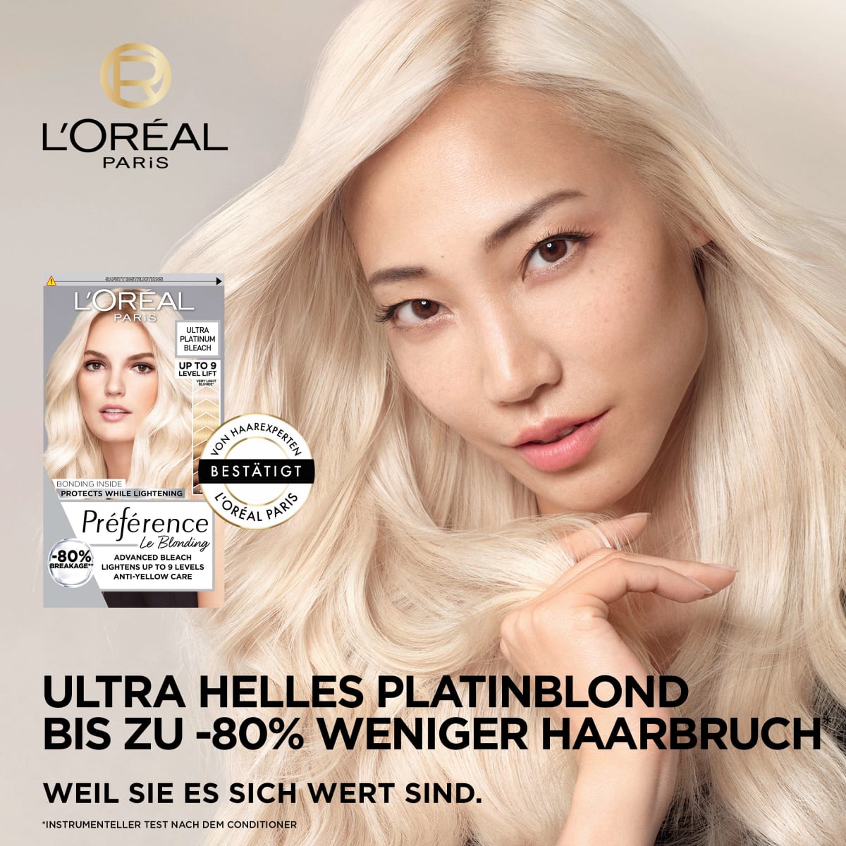 Haare Aufheller 9L Ultra Platinum, 1 St