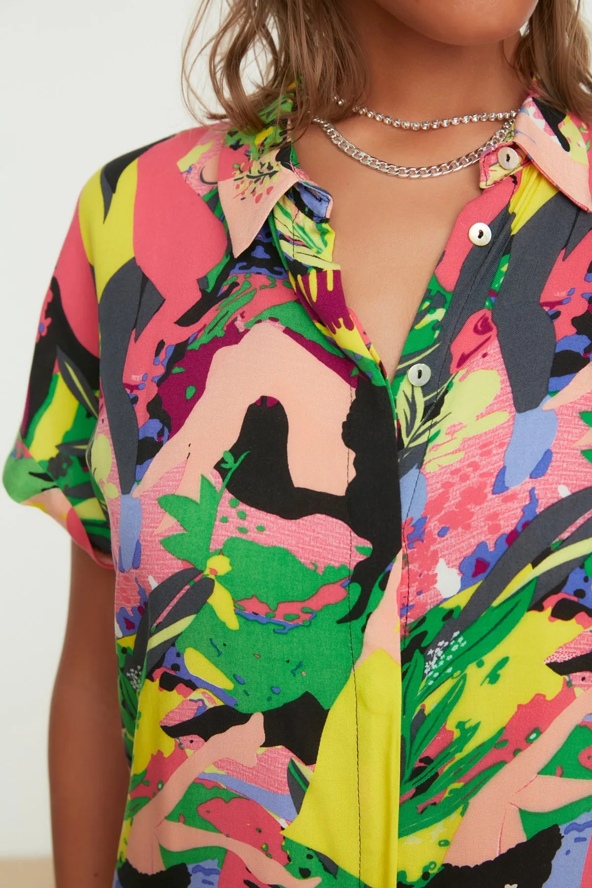 Trendyol Collection  Hemd - Mehrfarbig - Relaxed Fit