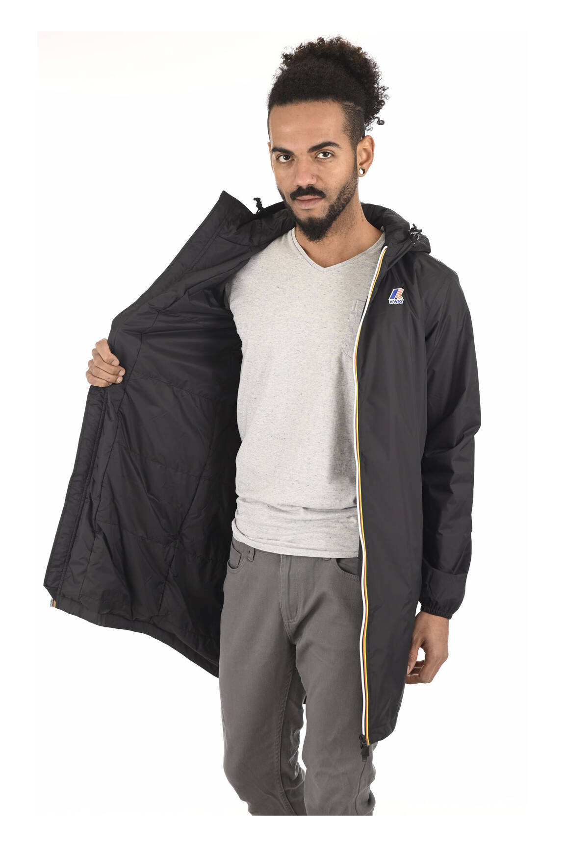 K Way Impermeables Trenchs Unisexe couleur noir