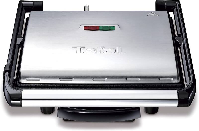 Tefal Inicio GC 241D Grill 2000 W 28,8 x 25,8 cm Schwarz, Silber