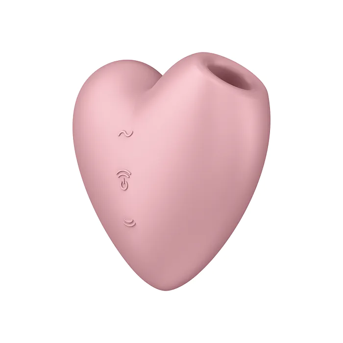 „Satisfyer Cutie Heart“ šviesiai raudonas intymios higienos masažuoklis