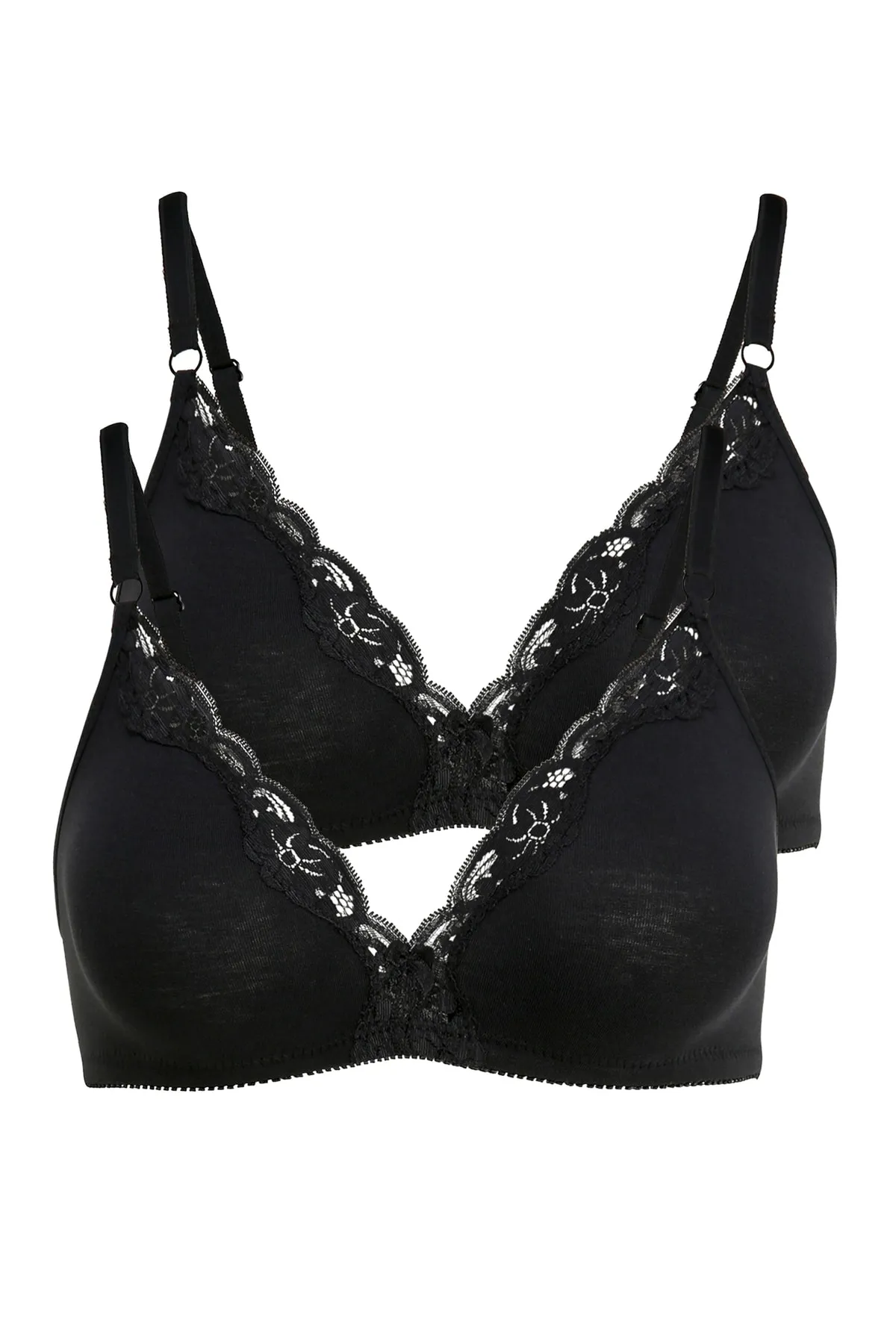 PETITE FLEUR  BH - Schwarz - Unifarben