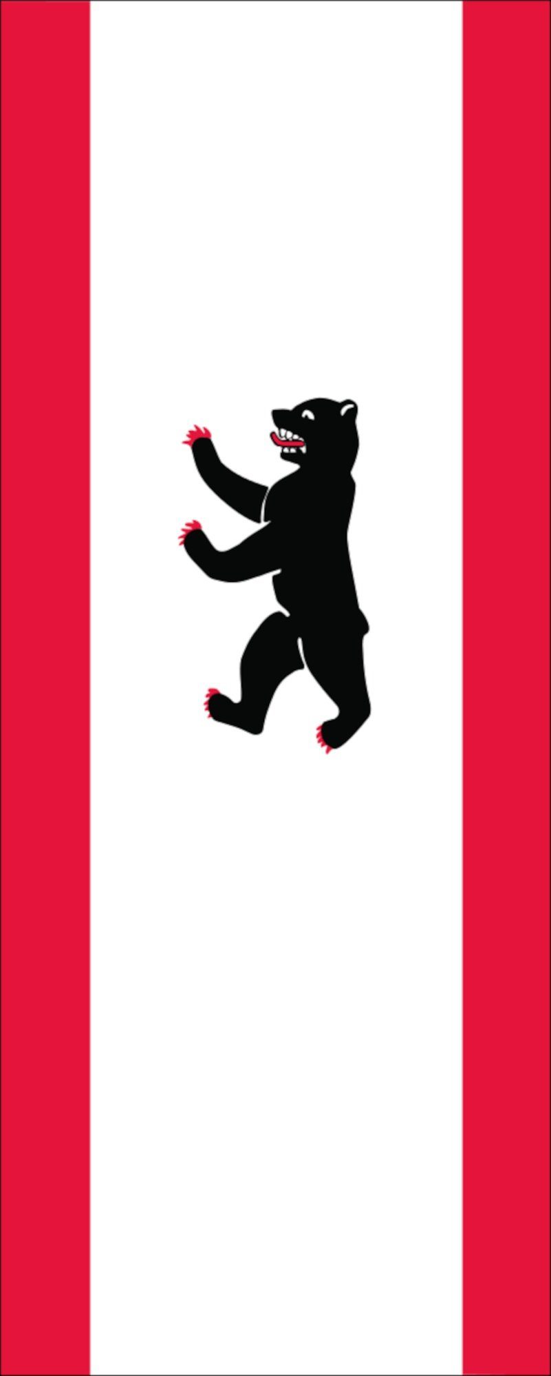 flaggenmeer Flagge Flagge Berlin 110 g/m² Hochformat