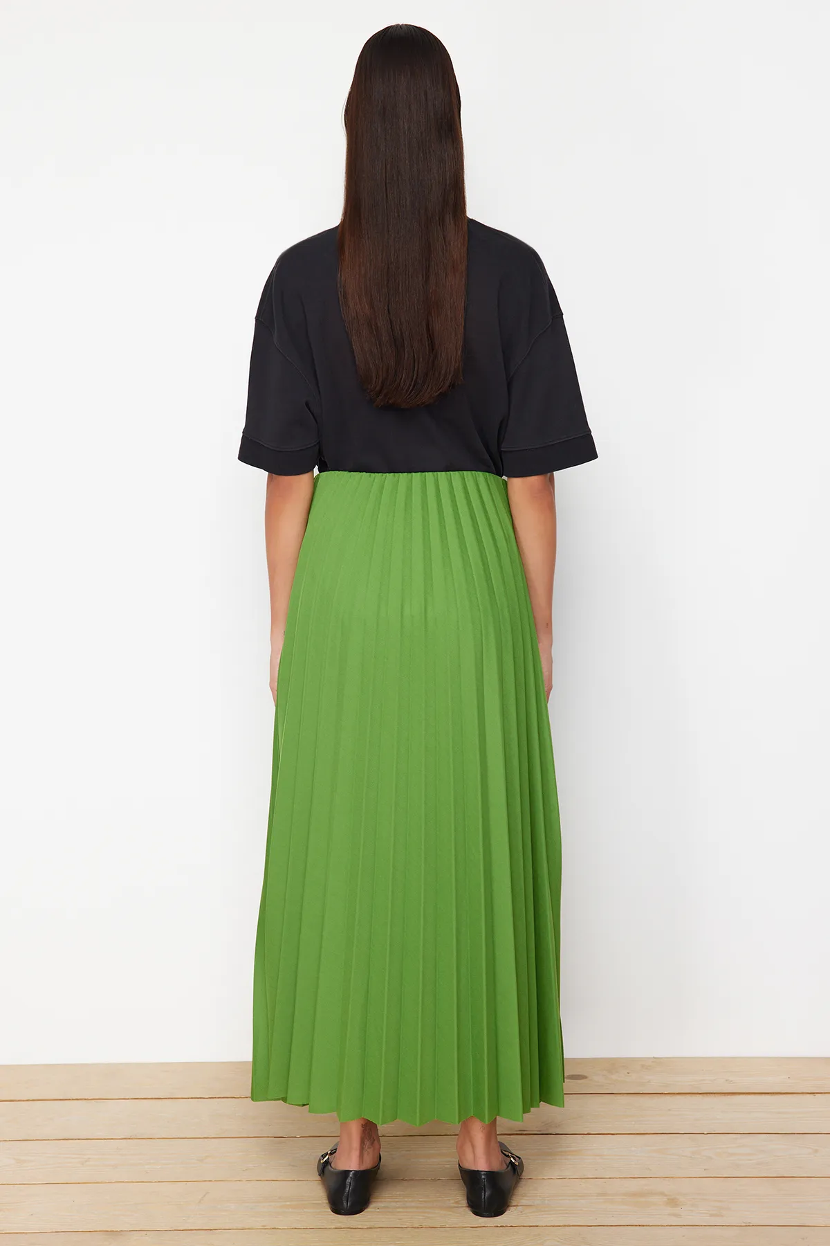 Trendyol Modest  Skirt - Grün - Maxi