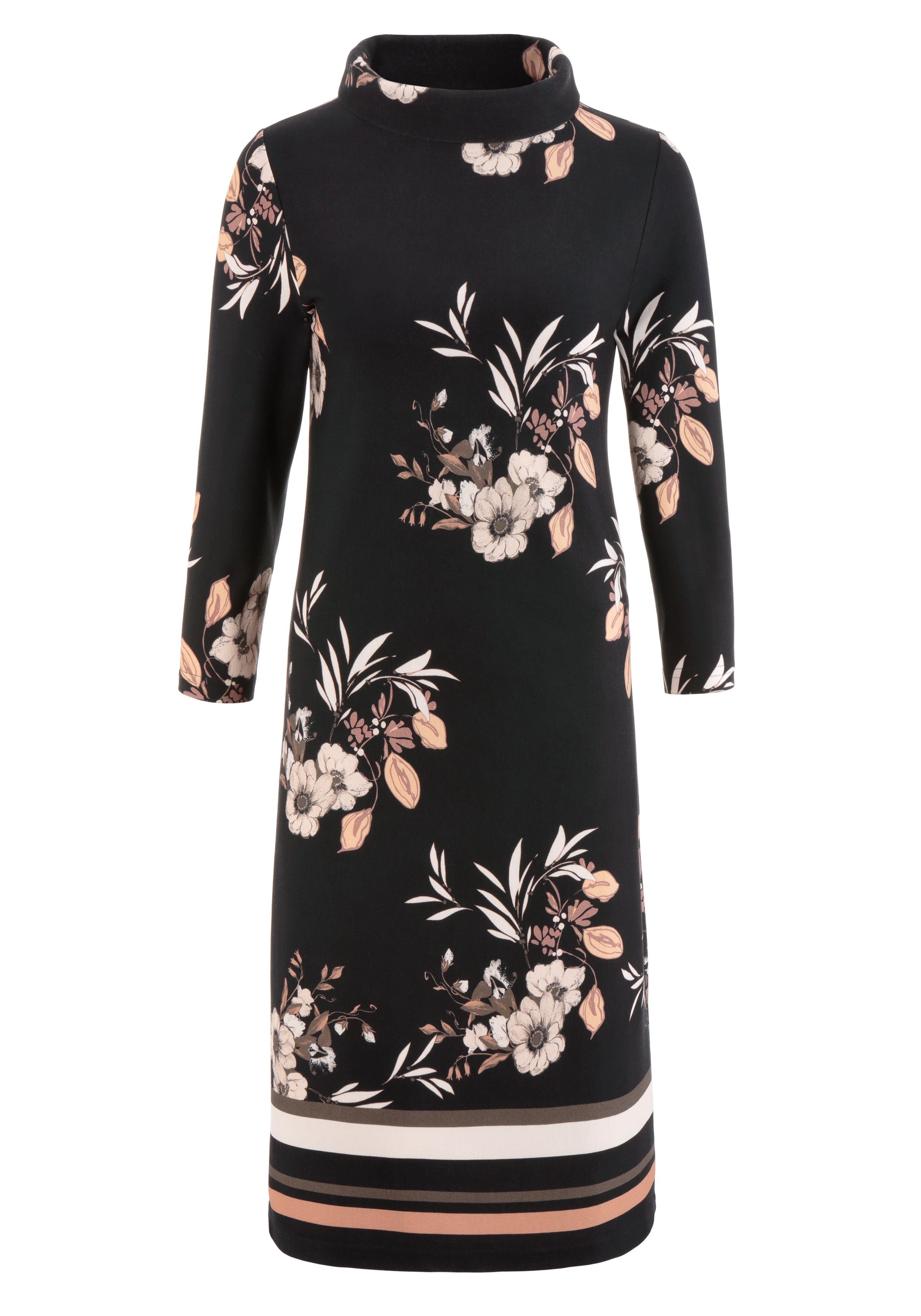 Aniston SELECTED Jerseykleid mit weitem Stehkragen