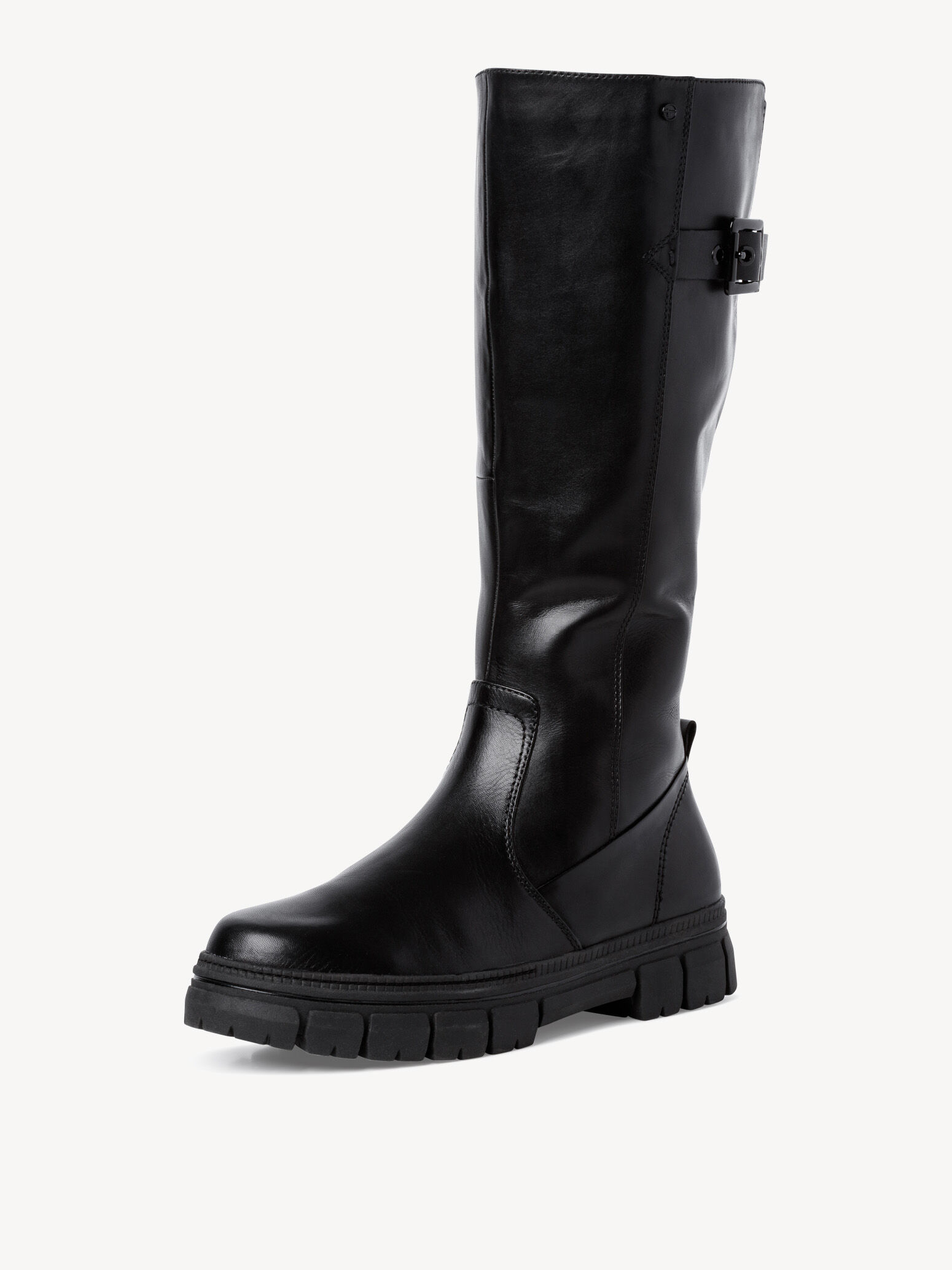 Bottes en cuir - noir